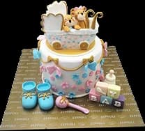 A baby shower design Zeppoli has made