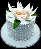A baby shower design Zeppoli has made