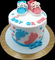 A baby shower design Zeppoli has made