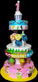 A character cakes design Zeppoli has made