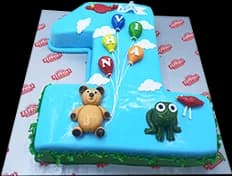 A number cakes design Zeppoli has made