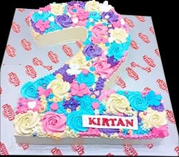 A number cakes design Zeppoli has made